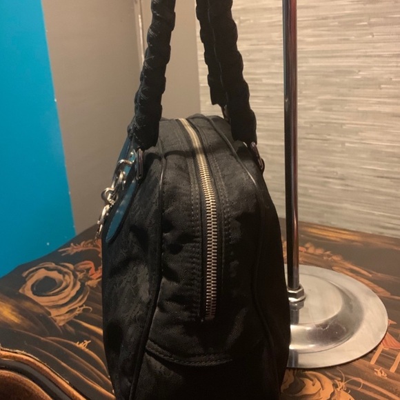 Dior Diorissimo Nylon Black Pocolon Shoulder Bag - Picture 2 of 8